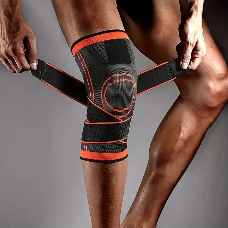 1pc Breathable Compression Knee Brace For Sports, AndJoint Support - High Elastic Knee Pad Protector For Fitness,Weightlifting Zenn Organics Inc