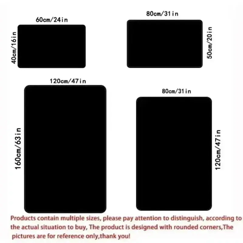 Outdoor Carpets for Camping RV Mat Outside Indoor Outdoor for Porch Deck Backyard Living Room Balcony Picnic Black White Rugs Zenn Organics Inc