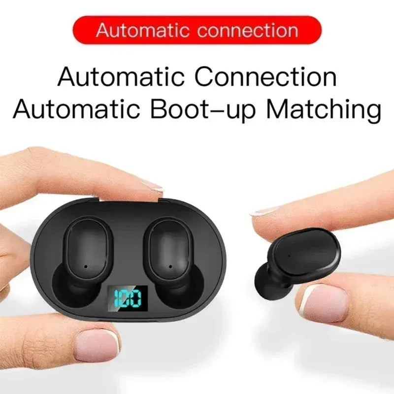 E6S Wireless Bluetooth Earphones TWS Bluetooth Headset Wireless Earbuds Noise Cancelling Earphones with Microphone Headphones Zenn Organics Inc