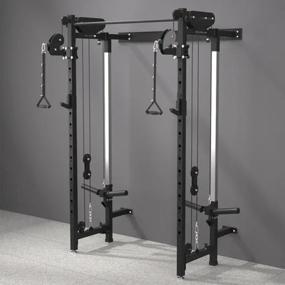 Foldable squat rack wall bird comprehensive trainer free bench press high pull-down Large Fitness Equipment Integrated Zenn Organics Inc