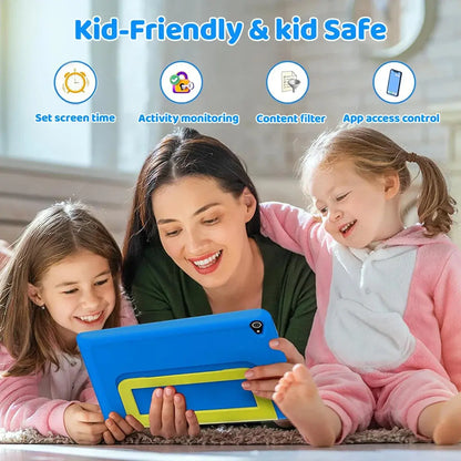 Kid Tablet Android 15 Tablet for Kids 10 inch 20GB+64GB 8-Core with Case 1TB TF Expandable for Toddler Children Parental Control Zenn Organics Inc