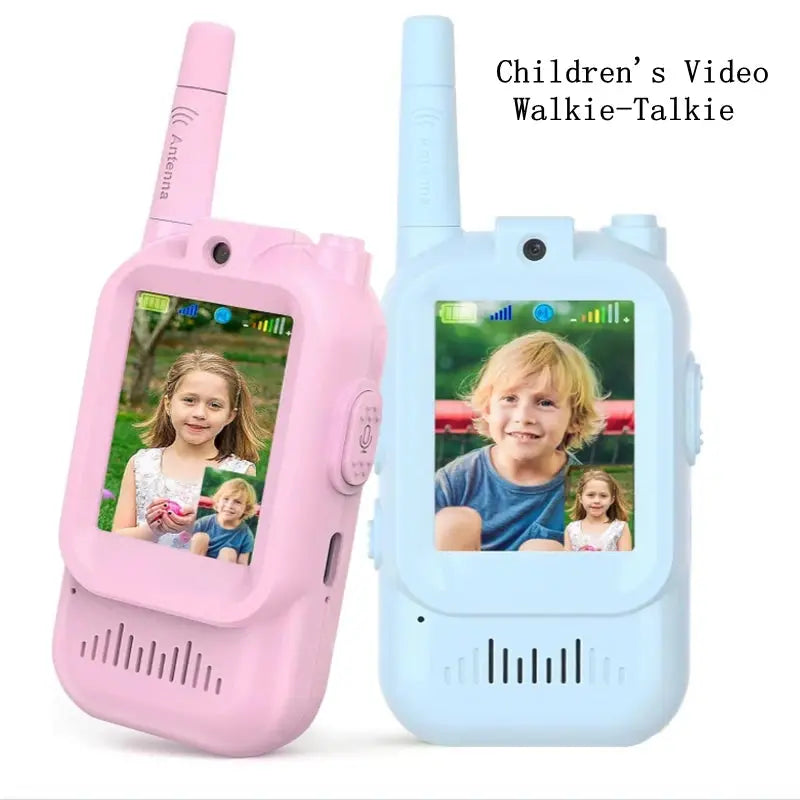 Kids Video Walkie Talkie with 2" HD Screen  One-Click HD Call Intercom For Children Gadgets Technology Gift Zenn Organics Inc