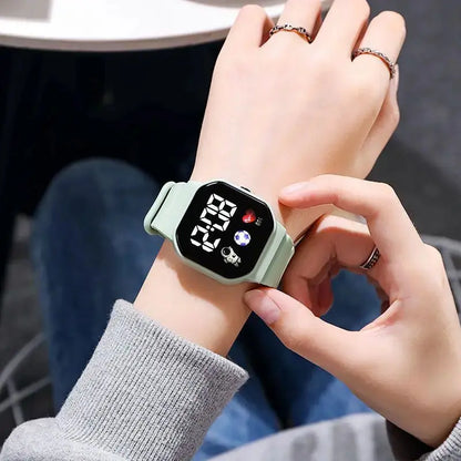 Kids Watch Sport LED Digital Watches Football Silicone Strap Waterproof Electronic Wristwatch for Children Boys Girls Gifts Zenn Organics Inc