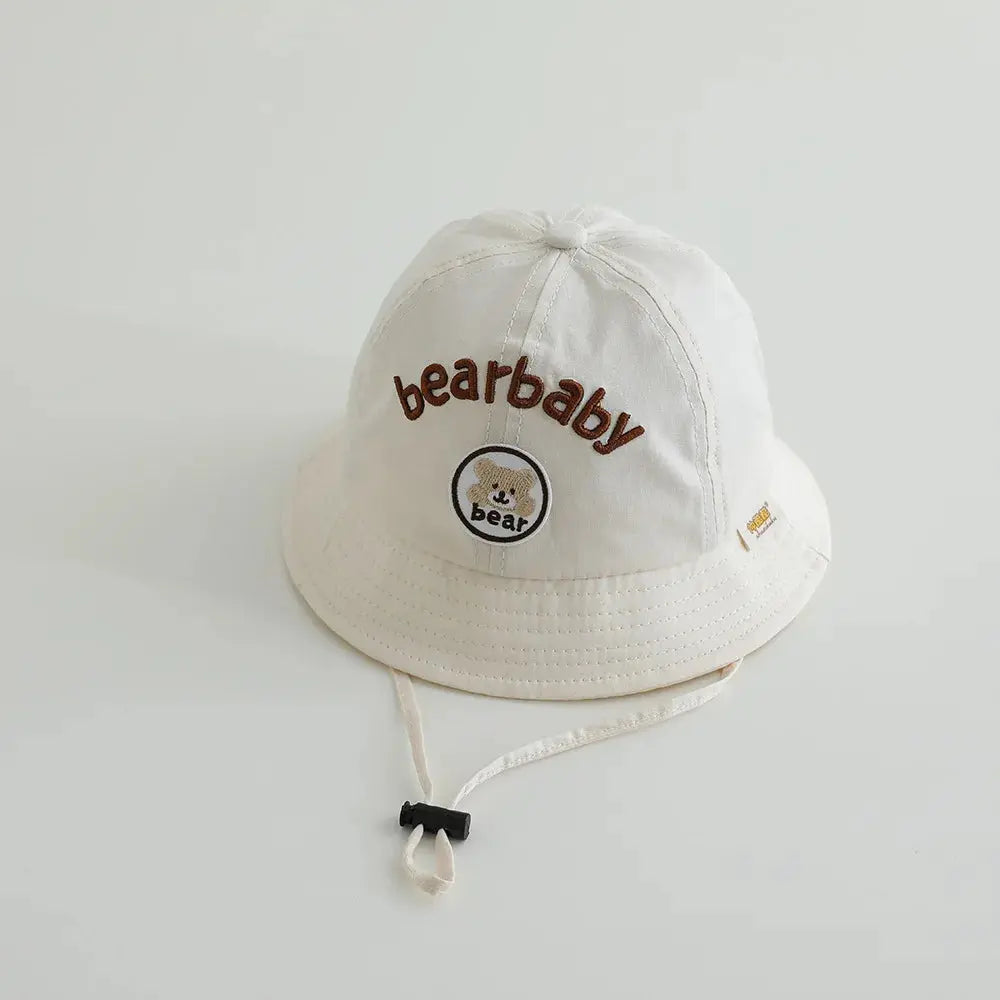 Cute Bear Baby Bucket Hats Korean Boy Girl Summer Uv Protection Fisherman Caps Kids Outdoor Sunshade Panama Basin Caps Zenn Organics Inc