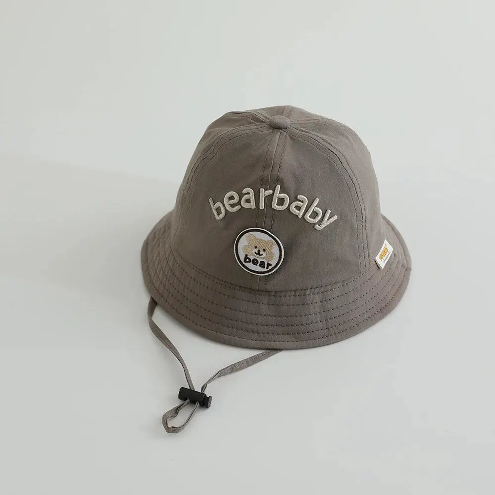 Cute Bear Baby Bucket Hats Korean Boy Girl Summer Uv Protection Fisherman Caps Kids Outdoor Sunshade Panama Basin Caps Zenn Organics Inc