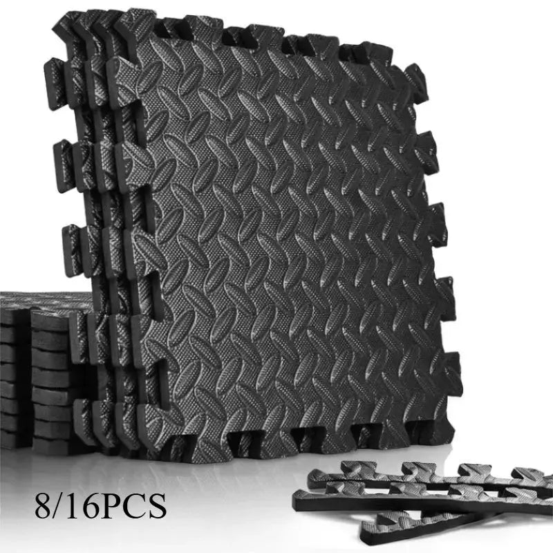 8/16 Pcs Foam Fitness Non Slip Yoga Mat Fitness Floor Tile Protection Pad Fitness Equipment Mat Suitable for Indoor Fitness Zenn Organics Inc
