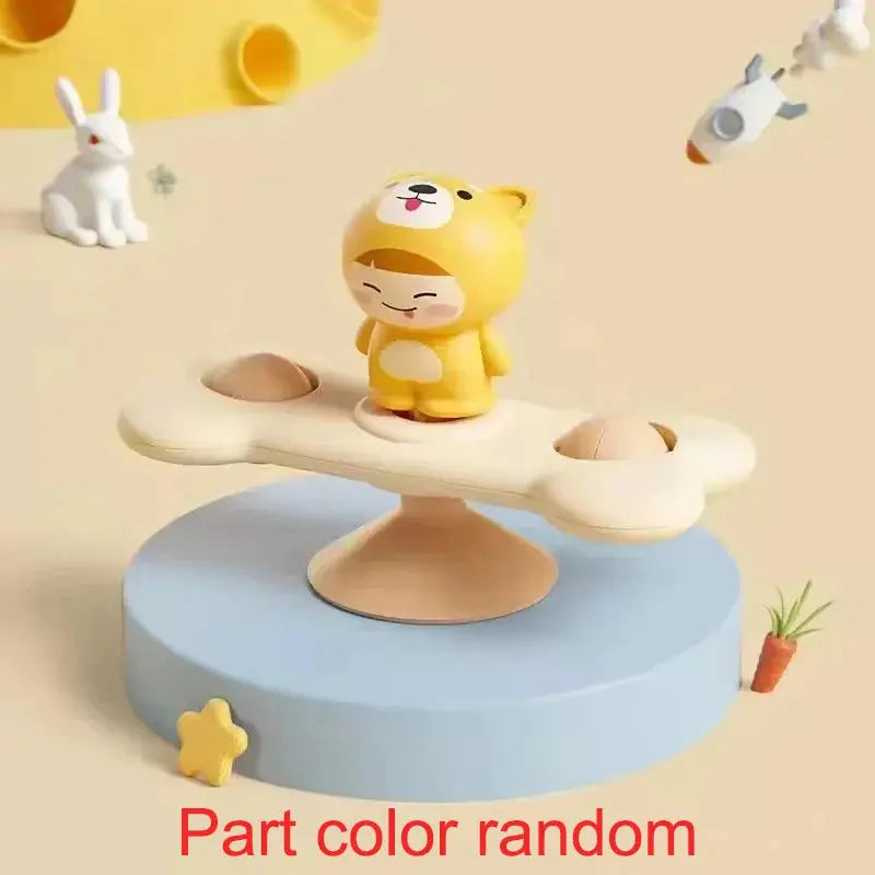 Baby Soothe Toy Cartoon Airplane Soothe Baby Artifact Baby Bath Fun Sucker Spinner Early Education Table Games Zenn Organics Inc