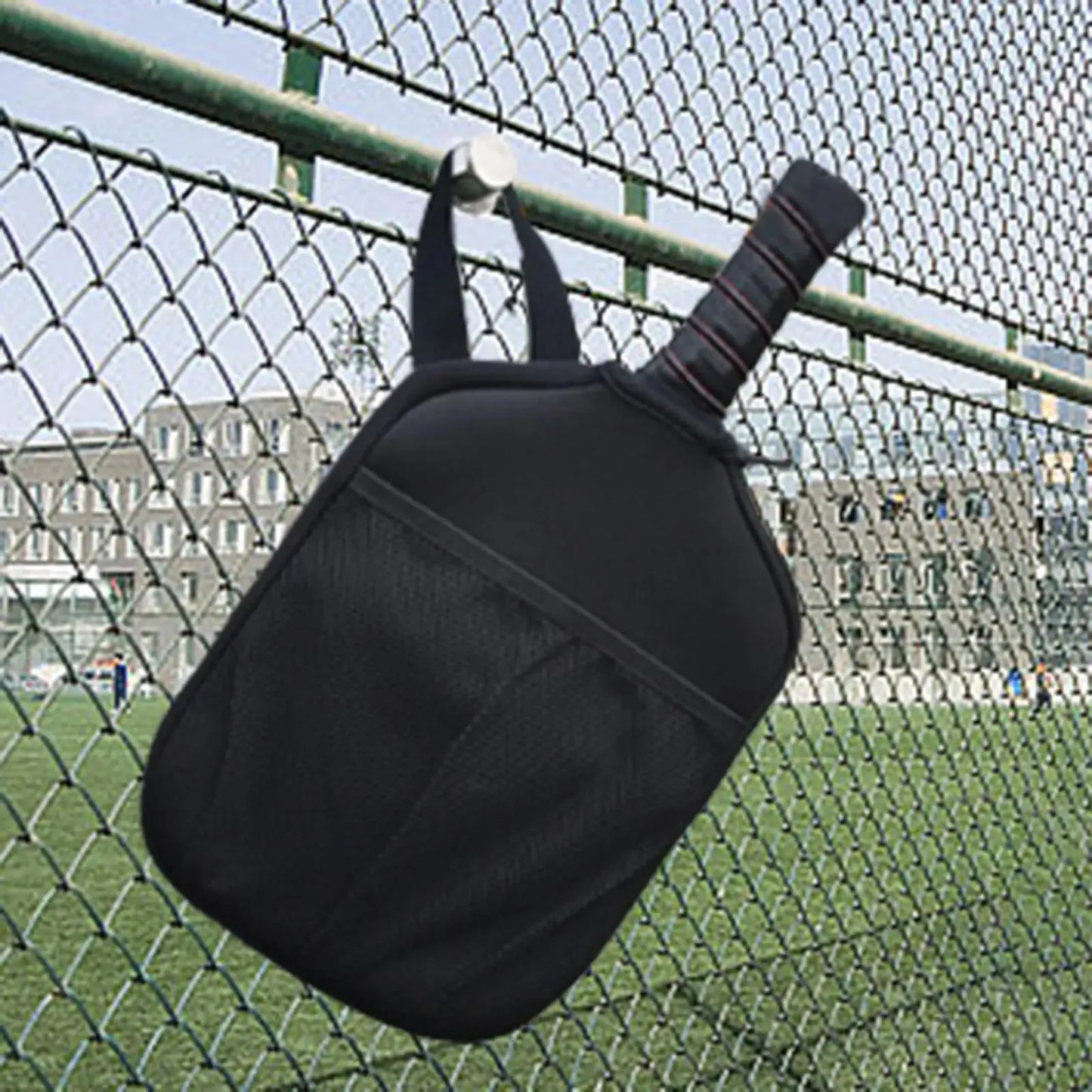 with Pocket and Handle Strap Storage Carrier Waterproof Neoprene Pickleball Paddle Covers Pickleball Racket Sleeve for Practice Zenn Organics Inc