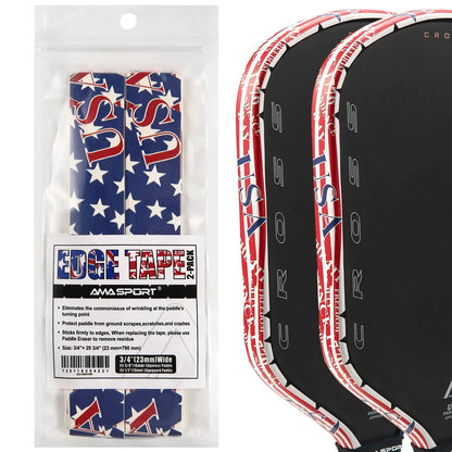Pickleball Paddle Protection Tape New Color for 13mm/16mm/19mm Padel- 2 Units Pack Paddle Head Edge Guard- Pickleball Lead Tape Zenn Organics Inc