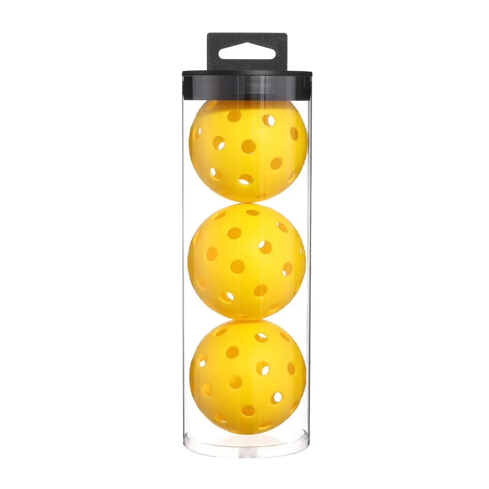 Zenn Organics Inc professional pickleball with 40 holes, outdoor practice and tournament training ball, 3-pack for adults.
