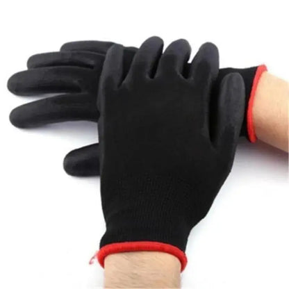 A set of breathable nylon garden work gloves, without PU coating and silicone, not waterproof, used for excavation and planting Zenn Organics Inc