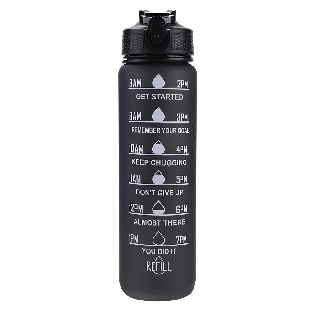 1L Water Bottle Portable Sport Water Bottle Pretty Drink Bottle Leakproof Gym Water Bottle for Outdoor Travel Fitness Cycling Zenn Organics Inc