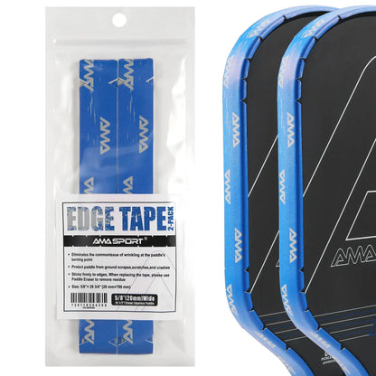 Pickleball Paddle Protection Tape New Color for 13mm/16mm/19mm Padel- 2 Units Pack Paddle Head Edge Guard- Pickleball Lead Tape Zenn Organics Inc