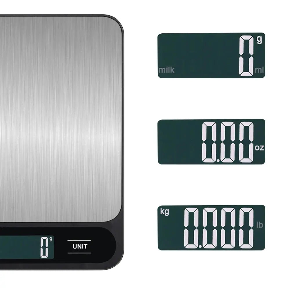 Kitchen Electronic Scale - Small and Precise Gram Counter. Household Baking Food Scale. Jewelry, Medicinal and Seasoning Scale. Zenn Organics Inc