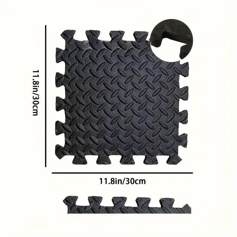 8/16 Pcs Foam Fitness Non Slip Yoga Mat Fitness Floor Tile Protection Pad Fitness Equipment Mat Suitable for Indoor Fitness Zenn Organics Inc