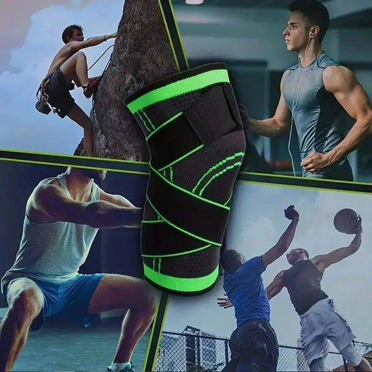 1pc Breathable Compression Knee Brace For Sports, AndJoint Support - High Elastic Knee Pad Protector For Fitness,Weightlifting Zenn Organics Inc