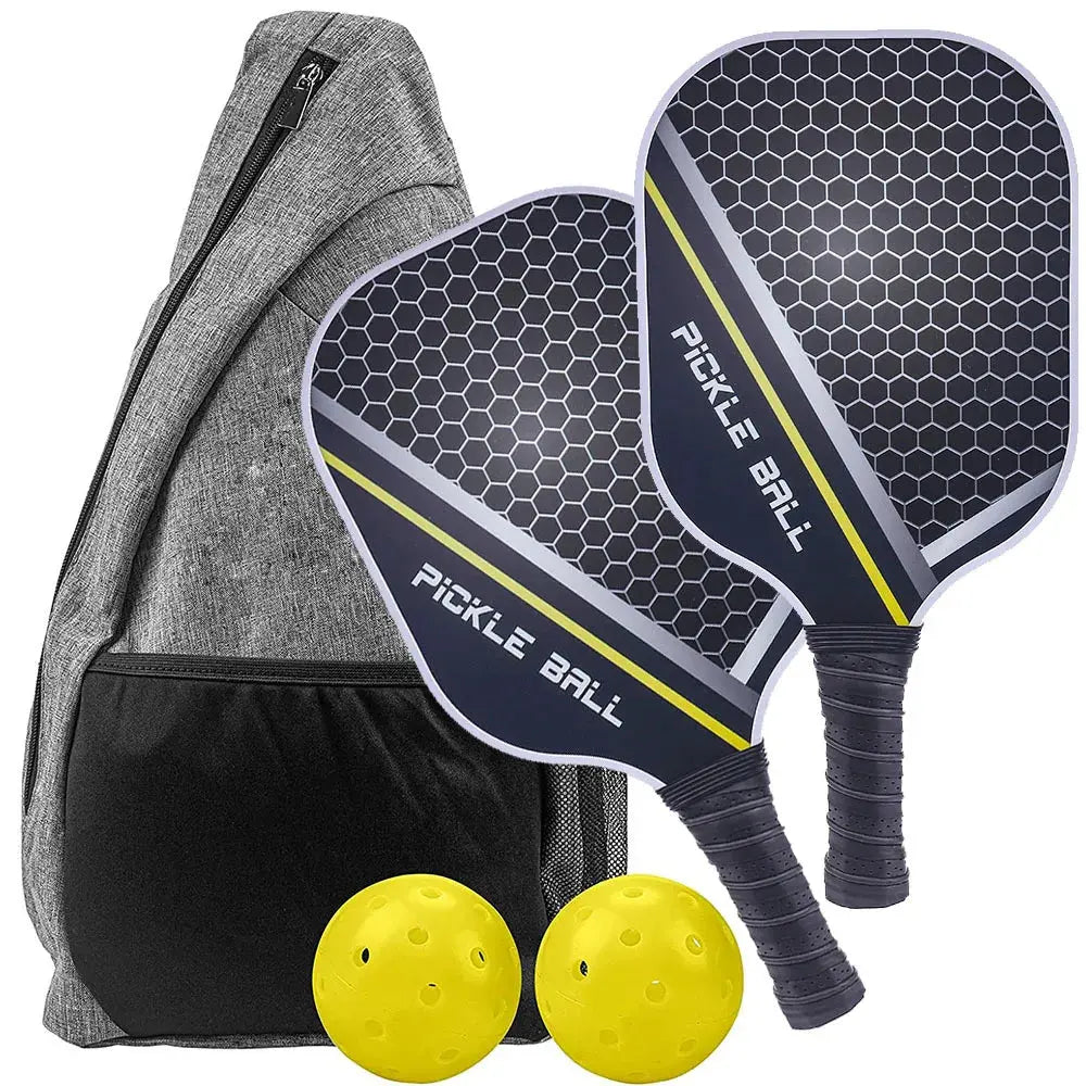 Pickleball Paddles Set-Graphite Carbon Fiber Usapa Approved Lightweight Racquets Set Indoor and Outdoor Exercise For All Ages Zenn Organics Inc