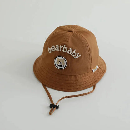 Cute Bear Baby Bucket Hats Korean Boy Girl Summer Uv Protection Fisherman Caps Kids Outdoor Sunshade Panama Basin Caps Zenn Organics Inc