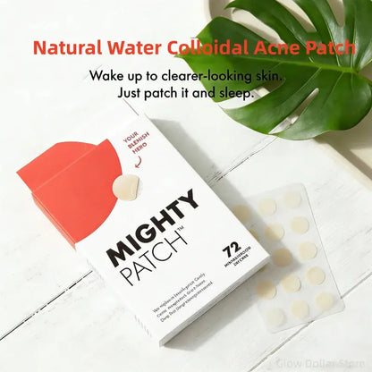 Mighty Patch Original Acne Patch,Hydrocolloid Acne Pimple Patches for Face,Nighttime Spot Pimple Stickers for Face Skin in 1 Use Zenn Organics Inc