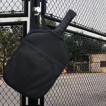 with Pocket and Handle Strap Storage Carrier Waterproof Neoprene Pickleball Paddle Covers Pickleball Racket Sleeve for Practice Zenn Organics Inc