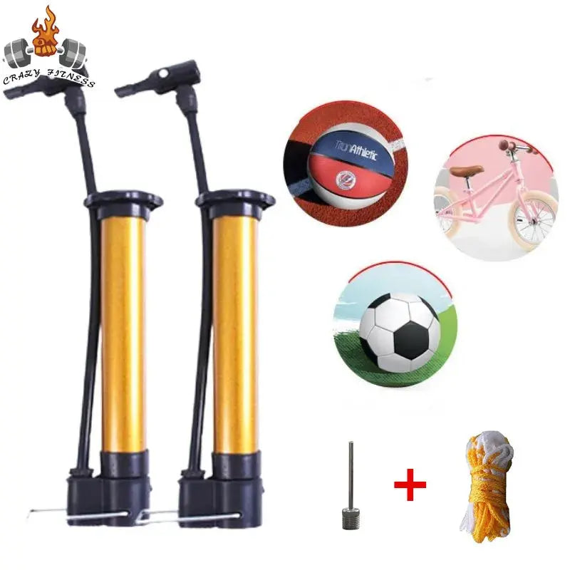 1Pcs Bicycle Pump Inflator Cycling Hand Mini High Pressure Bicycle Pumps Air Ball Pump For Football Basketball Bike Accessories Zenn Organics Inc