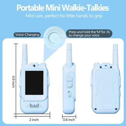 Kids Video Walkie Talkie with 2" HD Screen  One-Click HD Call Intercom For Children Gadgets Technology Gift Zenn Organics Inc