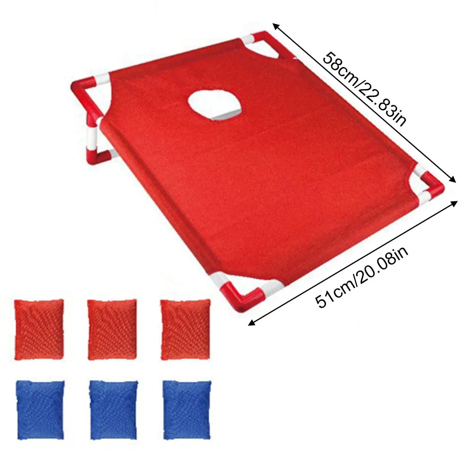 Portable Cornhole Game Set Outdoor Toss Game Set with Cornhole Game Boards for Backyard Camping and Outdoor Fun Zenn Organics Inc