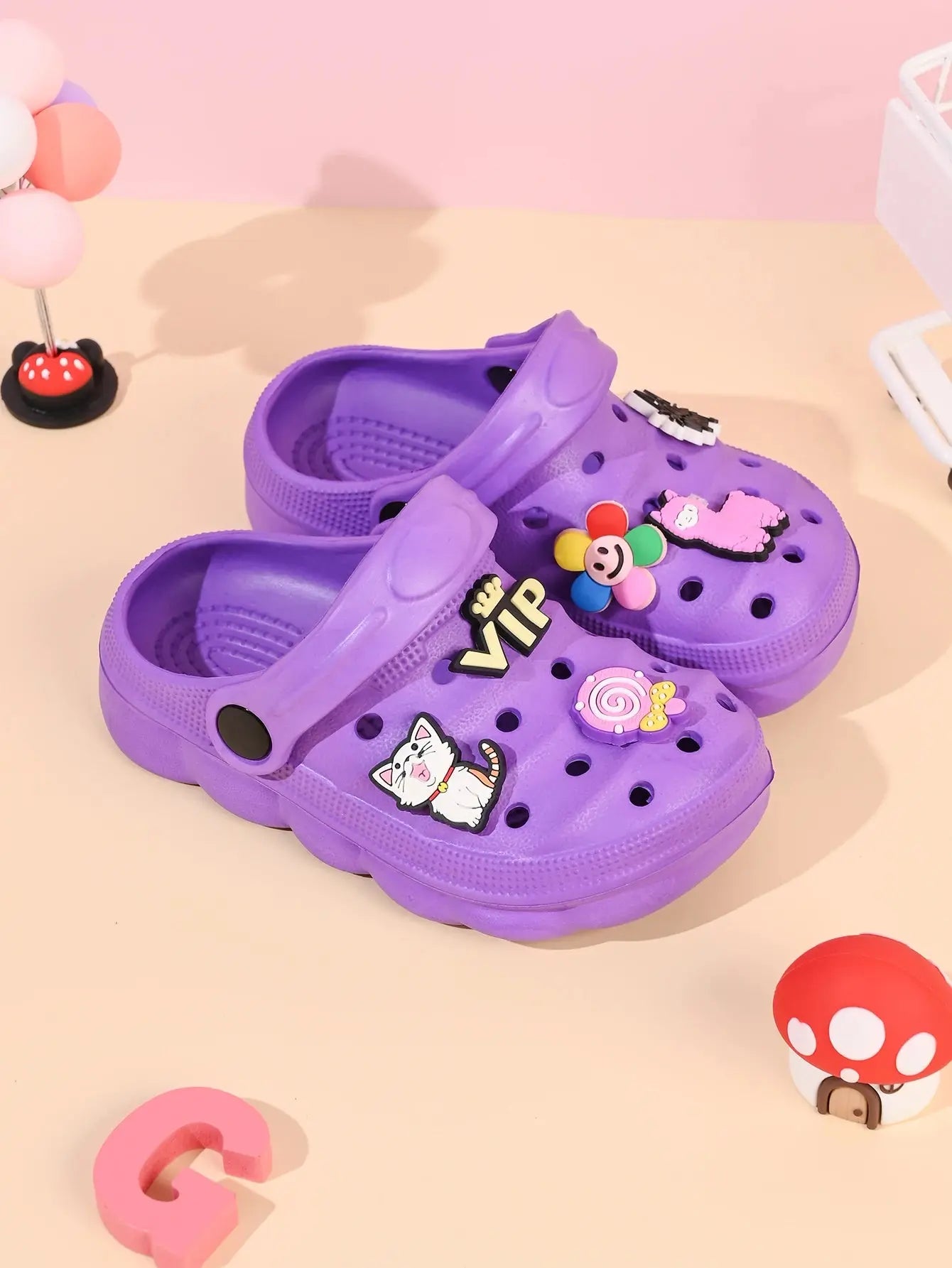 Summer Children's Slippers Boys Girls Cartoon Cute Anti-Slip Open-Toe Clogs Infant Toddler and Big Kids Sandals Zenn Organics Inc