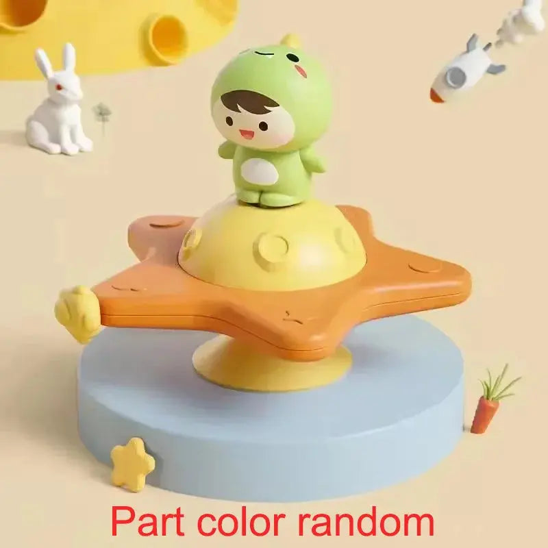 Baby Soothe Toy Cartoon Airplane Soothe Baby Artifact Baby Bath Fun Sucker Spinner Early Education Table Games Zenn Organics Inc