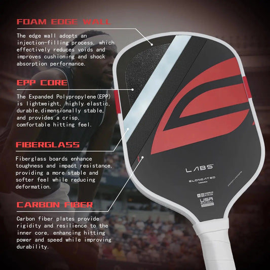Boomstick  T700 Pickleball Paddle 16mm Thickness Pro EPP+EVA Foam TPU Edging Super Durable Training Custom LOGO Available Zenn Organics Inc