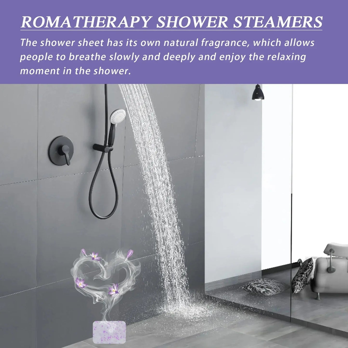 Aromatherapy Shower Steamers Soothing Moisturizing Fatigue Stress Relief Sleep Aid Gentle Cleansing Refreshing Shower Steamers Zenn Organics Inc