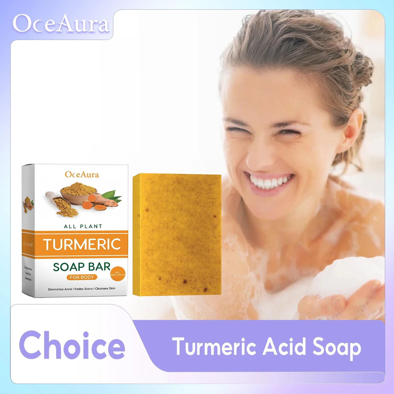 Skin Lightening Soap For Face Body Cleansing Gentle Exfoliator Shrink Pores Fade Dark Skin Brightening Turmeric Kojic Acid Soap Zenn Organics Inc