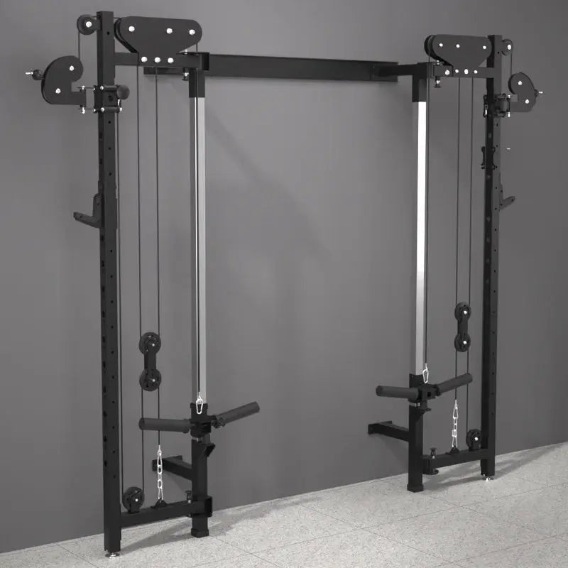 Foldable squat rack wall bird comprehensive trainer free bench press high pull-down Large Fitness Equipment Integrated Zenn Organics Inc