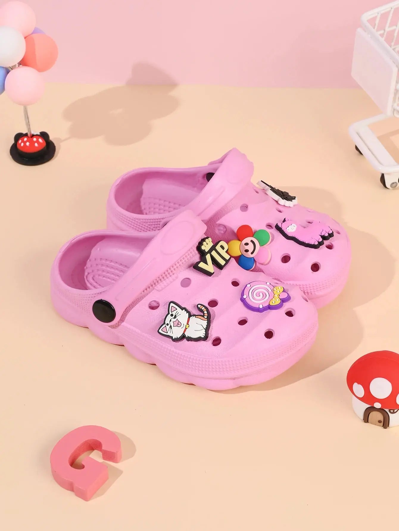 Summer Children's Slippers Boys Girls Cartoon Cute Anti-Slip Open-Toe Clogs Infant Toddler and Big Kids Sandals Zenn Organics Inc