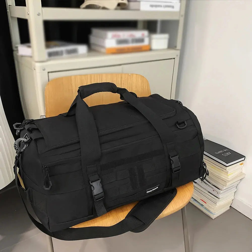 Luggage Duffel Bag Camping Backpack Tactical Large Bags Men's Hiking Travel Mountaineering Trip Utility Gym Weekend Duffle Zenn Organics Inc