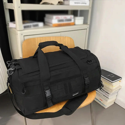 Luggage Duffel Bag Camping Backpack Tactical Large Bags Men's Hiking Travel Mountaineering Trip Utility Gym Weekend Duffle Zenn Organics Inc