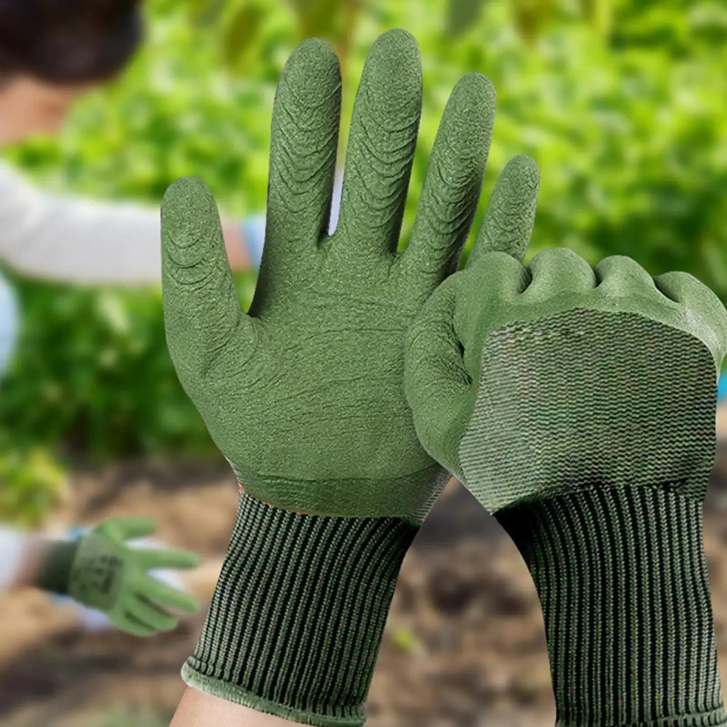 Gardening Gloves Waterproof Garden Work Gloves Non-Slip Thorn-Proof  Yard Work Gloves Portable Garden Supplies Gardening Gloves Zenn Organics Inc