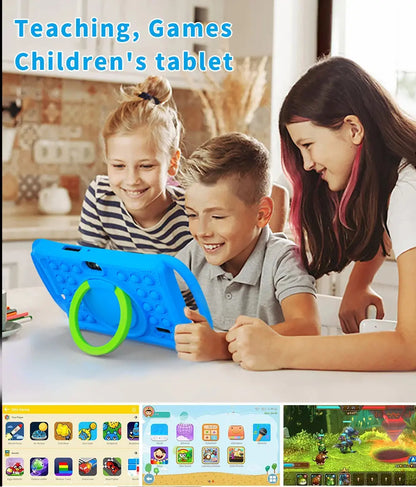 Kids Tablet 7.0 Inch  Android 12 Quad Core 4GB RAM+64GB ROM 4500mAh Dual Camera WiFi Parental Control Zenn Organics Inc