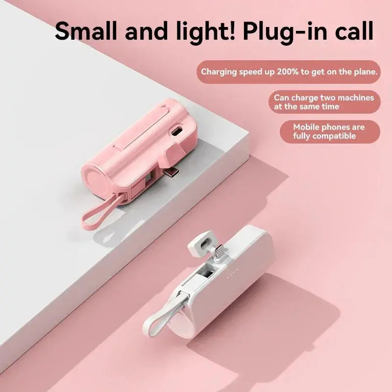 30000mAh Mini Powerbank Compact Portable Charger Pocket Power Bank with Stand Compatible with IPhone Android External Battery Zenn Organics Inc