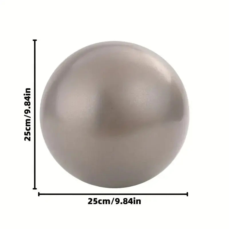 25CM New Yoga Pilates Ball Exercise Gymnastic Fitness Balance Gym Core Indoor Training Mini Balls Small Therapy Improves Zenn Organics Inc
