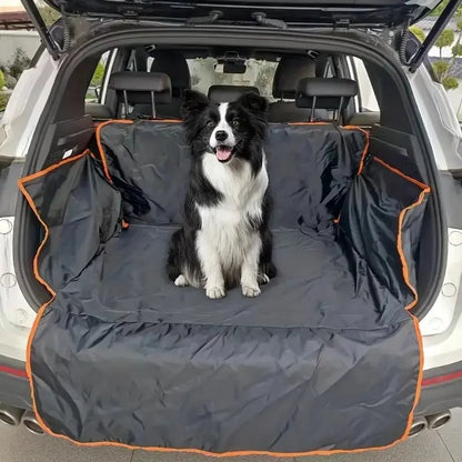 Durable Polyester Auto Trunk Mat for Pets - Non-Slip, Scratch-Resistant, Easy-Clean Mat for SUVs and Cars, Pet Safety Mat Zenn Organics Inc