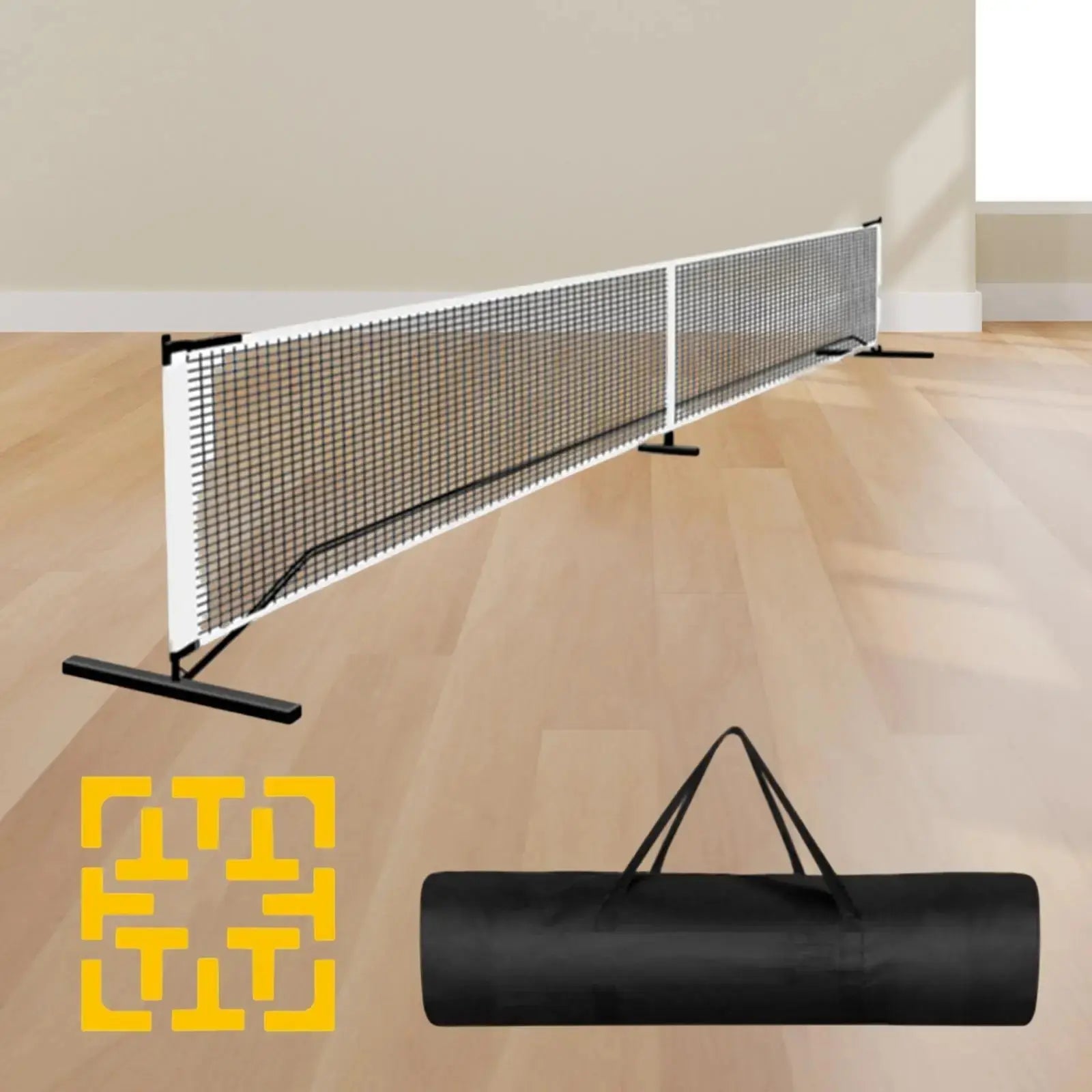 Portable Pickleball Net 6.7m 22ft Pickle Ball Game Net Stand with Storage Bag System Badminton Net for Tennis Driveway Backyard Zenn Organics Inc
