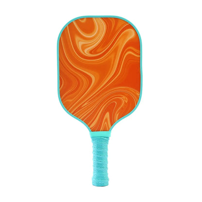 Set of USAPA approved graphite pickleball paddles by Zenn Organics Inc with beach tennis and outdoor pickleball racquets.