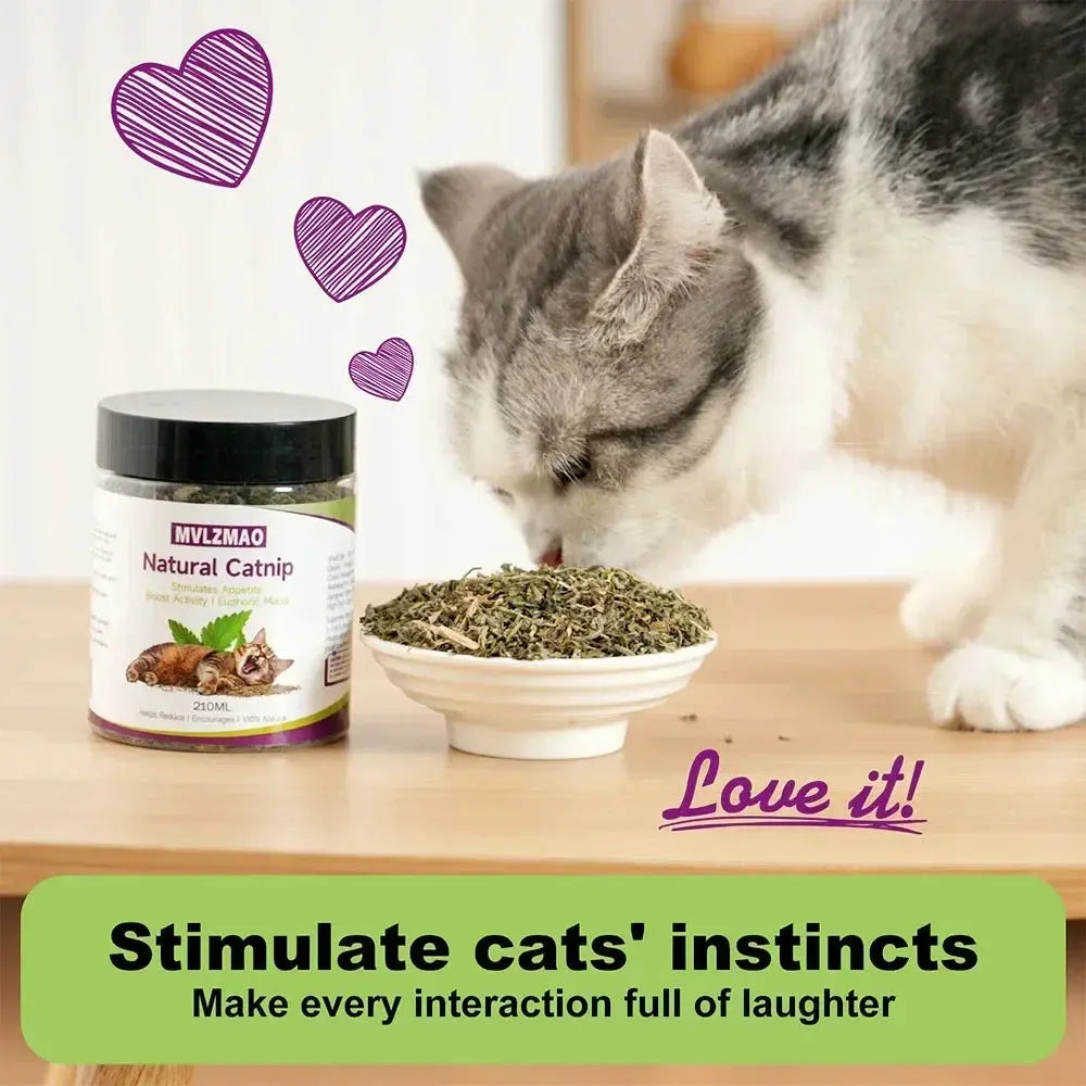 Cat Crack Catnip 100% Natural Safe & Non-Addictive Catnip Treats Used to Supplement Catnip Toys, Catnip Spray, & Cat Accessories Zenn Organics Inc