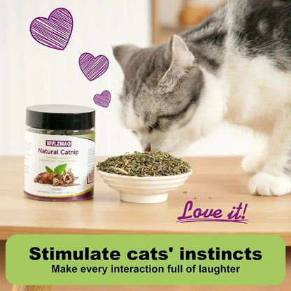 Cat Crack Catnip 100% Natural Safe & Non-Addictive Catnip Treats Used to Supplement Catnip Toys, Catnip Spray, & Cat Accessories Zenn Organics Inc