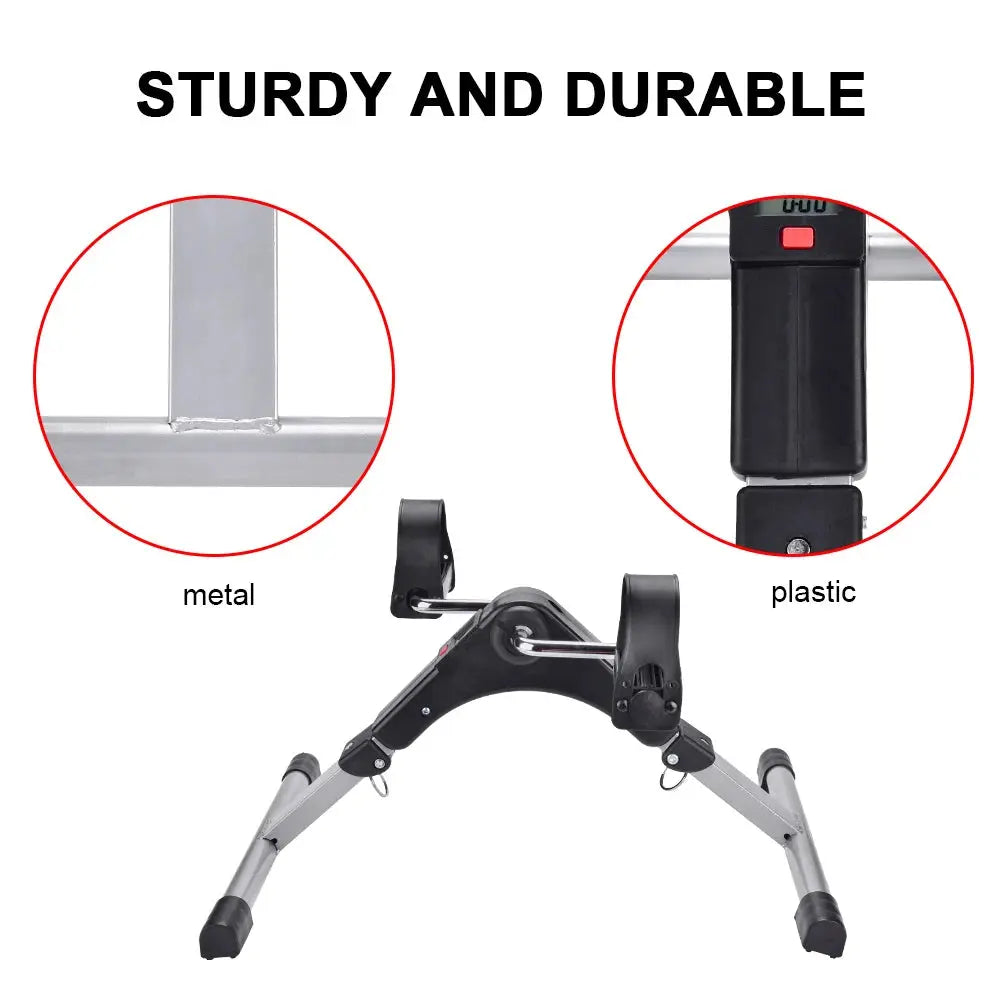 Exercise  Gym Exercise Indoor Folding  Trainer  Pedal Fitness Exerciser Leg Workout  Trainer Exercise Zenn Organics Inc