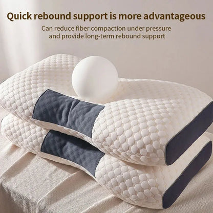 Neck Pillow Help Sleep And Protect The Neck Cervical Orthopedic Household Soybean Fiber SPA Massage Pillow For Sleeping New Zenn Organics Inc
