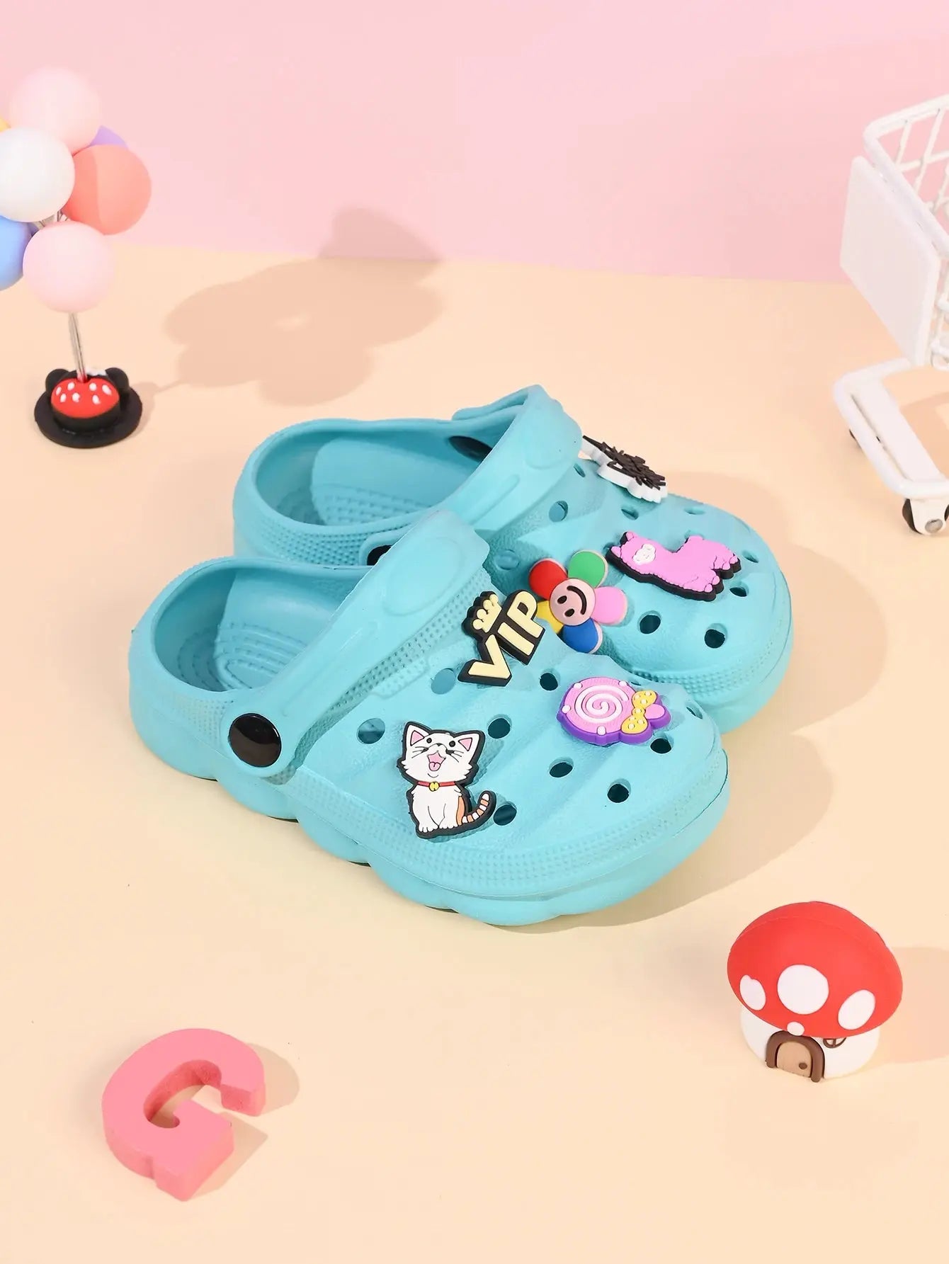 Summer Children's Slippers Boys Girls Cartoon Cute Anti-Slip Open-Toe Clogs Infant Toddler and Big Kids Sandals Zenn Organics Inc