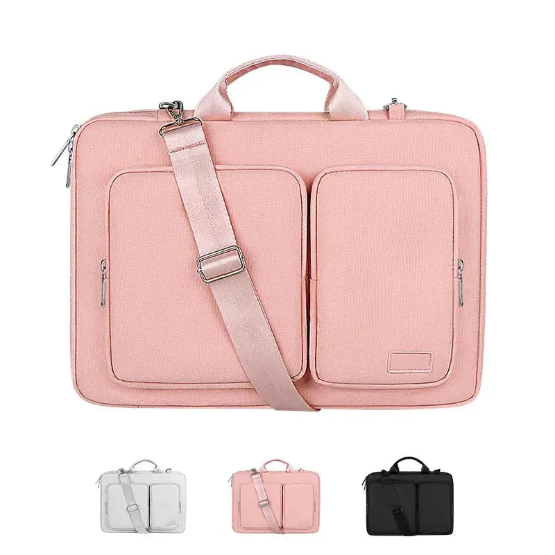 Laptop Bag Handbag 13 14 15 inch for MacBook Air Pro M1 M2 M3 HP Dell Notebook Shoulder Sleeve Protective Computer Briefcase Zenn Organics Inc