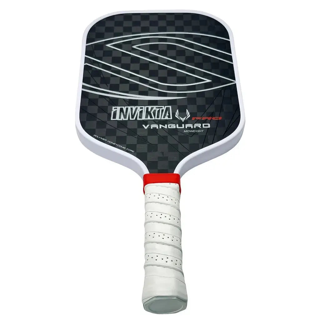 12K pickleball paddle with a 16mm polymer honeycomb core, designed for enhanced spin and power; black with white accents, includ Zenn Organics Inc